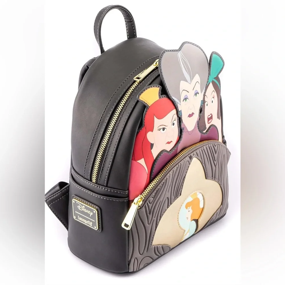 Loungefly Disney Villains Scene Evil Stepmother and Stepsisters Mini‎ Backpack